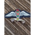 SA airforce Pilot wing silver