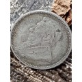 1896 ZAR sixpence