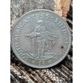 South Africa 1955 1 shilling