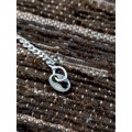 Kiss necklace sterling silver 57cm