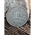 1945 Swiss 1 Franc
