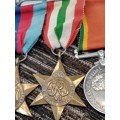 WW2 medal set to 85867 JC. Wentzel