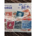 Forskjellige Norge stamps