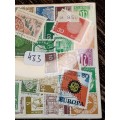80 versch Westdeutschland stamps