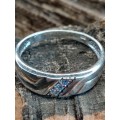 Sterling silver ring size W.5