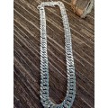 Sterling silver mens chain 14mm wide 600mm long 154 grams