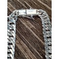 Sterling silver mens chain 14mm wide 600mm long 154 grams