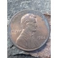 One cent United states of america 1984