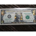 The United State of America One Dollar Hologram Bill