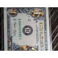 The United State of America One Dollar Hologram Bill