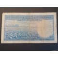 Reserve Bank of Rhodesia Ten Shillings 7th October 1964