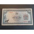 Reserve Bank of Rhodesia 15th December 1973 Ten Dollars