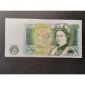 One pound note Isaac Newton Bank of England