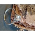 Sterling silver ring Size N