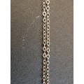 Sterling silver Eternity bracelet 21.5 cm