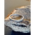 Sterling silver ring Size O.5