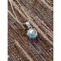 Sterling silver Necklace with pendant 48.5cm