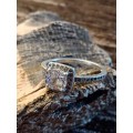 Sterling silver ring size Q