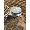 Sterling silver neclace with moonstone pendant