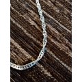 Sterling silver bracelet 19.4cm