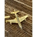 2 fighter jet lapel pins no pins on the back