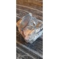 Sterling Silver ladies ring Size O No Box!