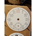 New old stock pocket watch/trench watch dials 28mm