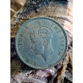 Maritius 1950 One rupee