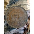 South Africa 1 penny 1957