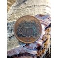 2 cents 1865 United States of America