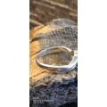 Sterling silver ladies ring Size L.5