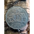 Swaziland 1986 50 cents