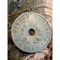 Southern Rhodesia One penny 1939