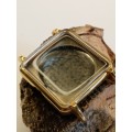 Square new old stock watch cases 29mm crystal intact