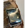 Square new old stock watch cases length: 26mm width: 24mm crystal intact