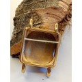 Square new old stock watch cases 26mm crystal intact