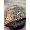Sterling silver ladies ring Size: O.5 NO BOX!