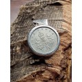 five pence made into pendant