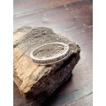 Sterling silver ladies ring Size: P