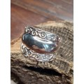 Sterling silver ladies ring Size: Q
