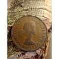 Half penny 1958