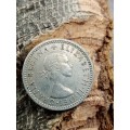 United Kingdom six pence 1961