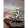 Sterling silver ladies ring size S