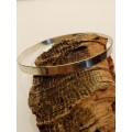 Sterling silver Bangle Inside diameter: 61mm