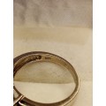 Sterling silver ladies ring Size P.5