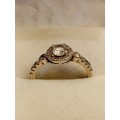 Sterling silver ladies ring Size M