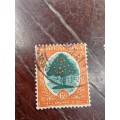 South Africa 6D stamps 3 different colors
