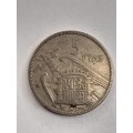 Spain 5 pesetas 1957