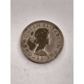 Rhodesia and Nyasaland 1957 six pence