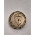 British West Africa three pence 1939